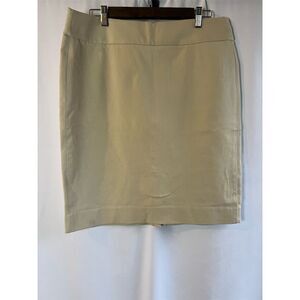 Banana Republic Women's Beige Pencil Skirt Plus Size 14 Knee Length Business
